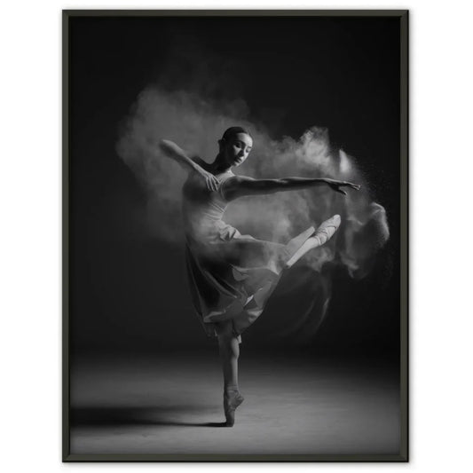 Elegante Tänzerin Poster mit dramatischem Hintergrund 1