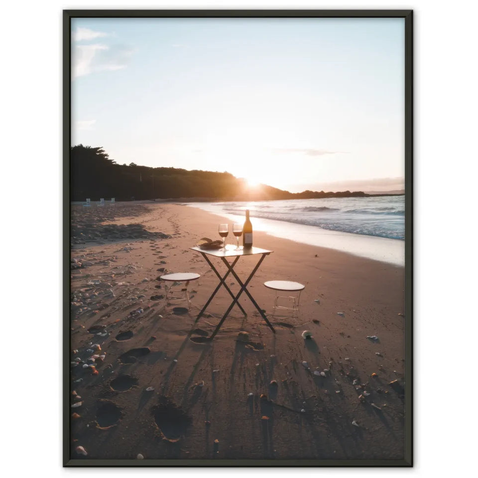 Elegantes Poster mit Champagnergläsern und Spritzdesign für jeden Raum 1