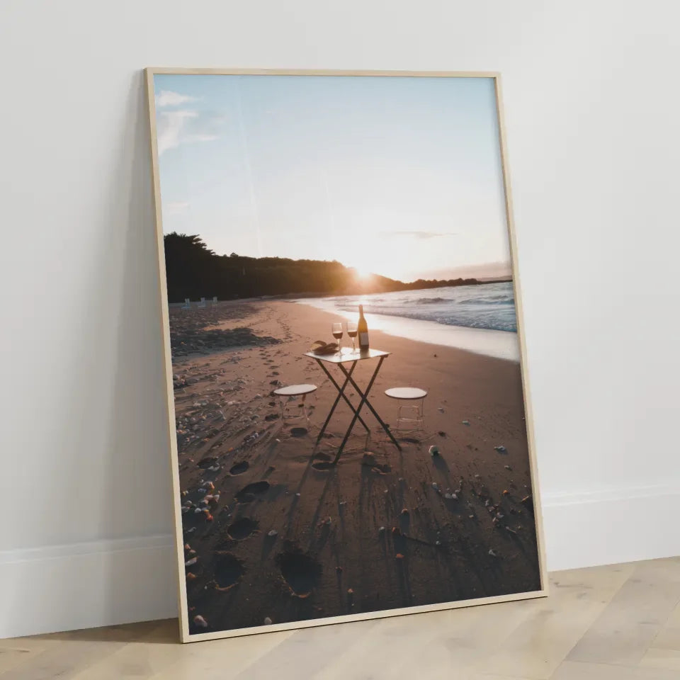 Elegantes Poster mit Champagnergläsern und Spritzdesign für jeden Raum 3