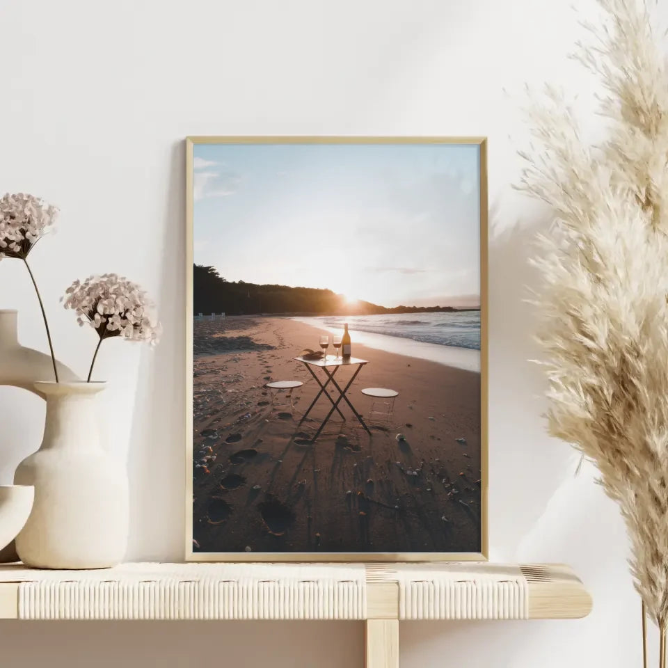 Elegantes Poster mit Champagnergläsern und Spritzdesign für jeden Raum 4