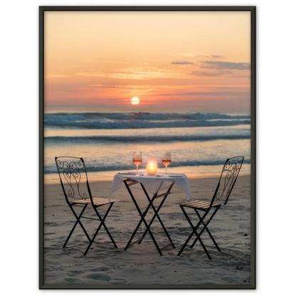 Eleganter Poster mit Champagnergläsern und Spritzmuster für Genuss 1