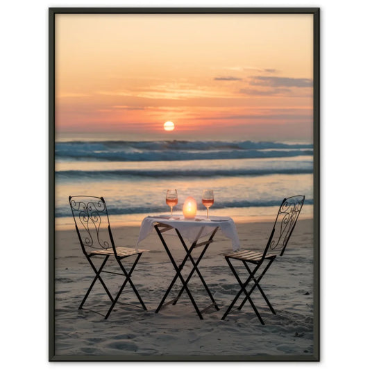 Eleganter Poster mit Champagnergläsern und Spritzmuster für Genuss 1