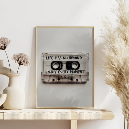 Kassetten Poster mit Lebensweisheit und Spaß 4