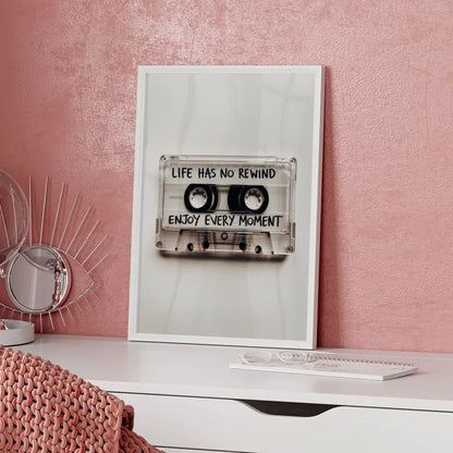 Kassetten Poster mit Lebensweisheit und Spaß 5