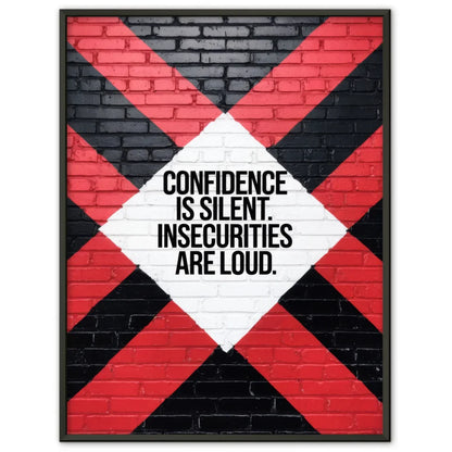 Poster mit Backsteinmauer und motivierendem Zitat 1