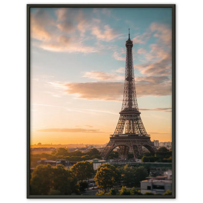 Poster Eiffelturm Frankreich bei Goldener Stunde kaufen 1