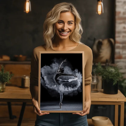 Eleganter Balletttänzer Poster im Dramatischen Stil 2