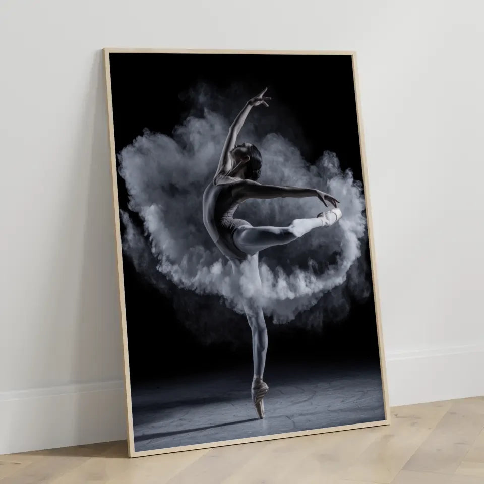 Eleganter Balletttänzer Poster im Dramatischen Stil 3