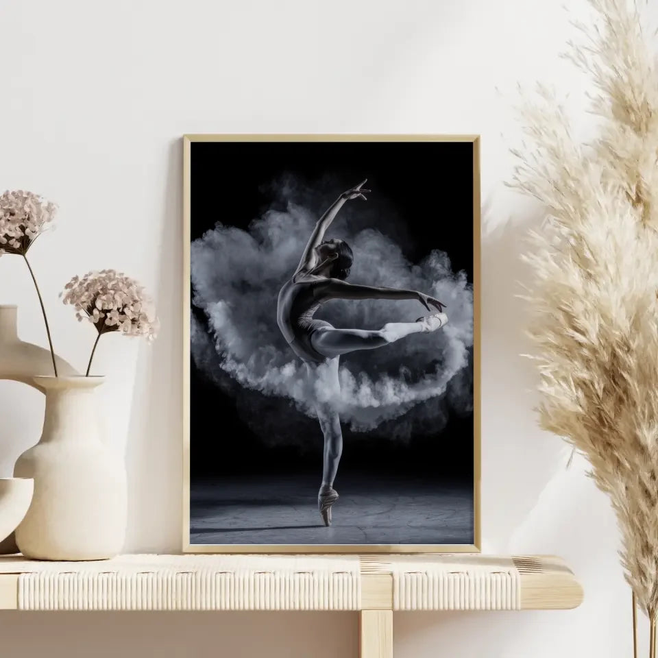 Eleganter Balletttänzer Poster im Dramatischen Stil 4