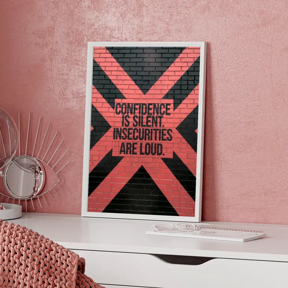 Inspirierendes Poster mit Backsteinmauer und Zitat 5