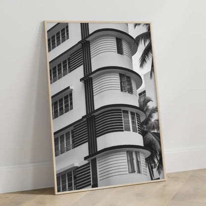 Poster London Schwarz Weiß Zeichnung mit Big Ben und Tower Bridge 3