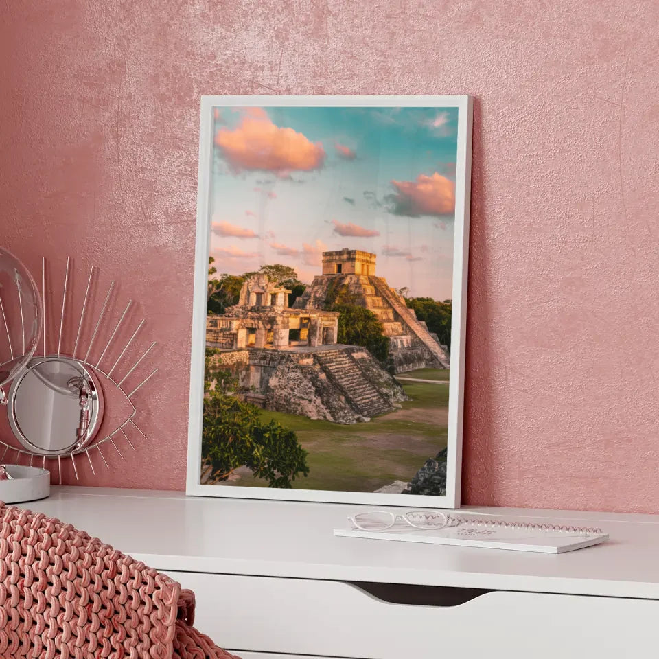 Poster Tulum Mexiko Golden Hour Panorama Bild für Wohnräume 5