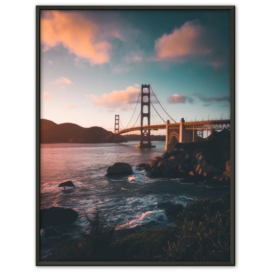 Poster Golden Gate Bridge beeindruckendes Panorama Bild Australien 1