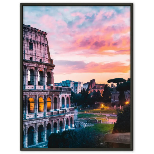 Poster Kolosseum im Sonnenuntergang für dein Zuhause 1