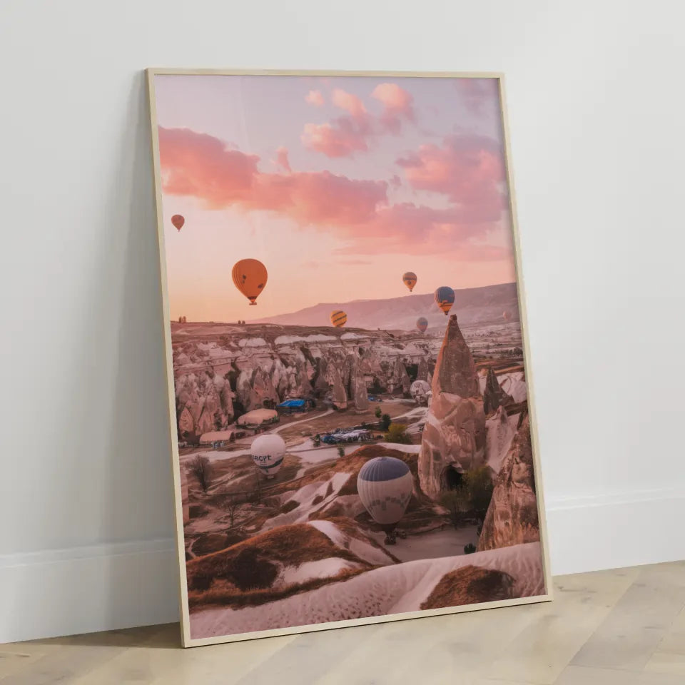 Poster atemberaubendes Panorama Bild Kappadokien Türkei 3