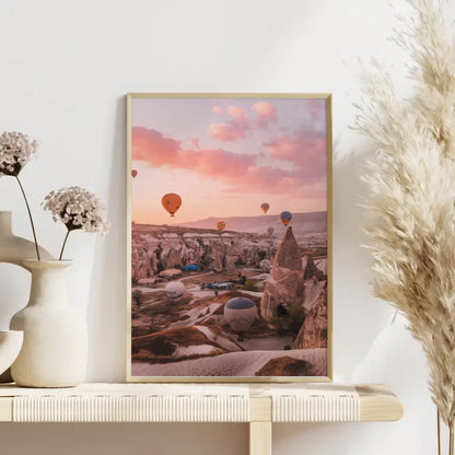 Poster atemberaubendes Panorama Bild Kappadokien Türkei 4