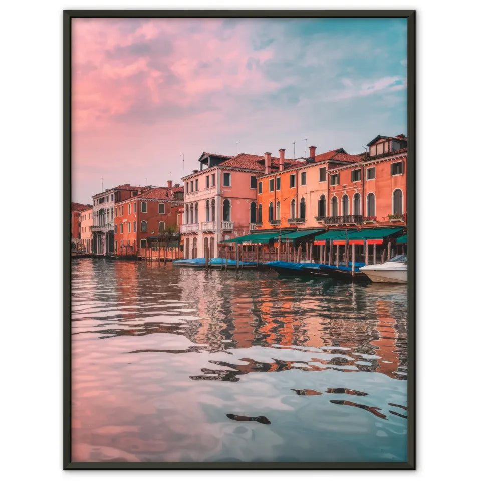 Venedig Panorama Bild Poster zur Golden Hour 1