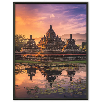 Abstraktes Boho-Tonvase-Poster für skandinavisches Wohnambiente mit indonesischem Flair