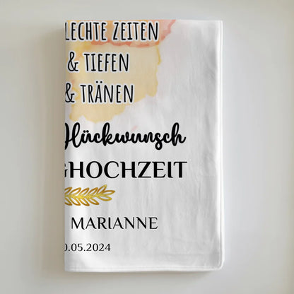 personalisierte decke geschenk zur messinghochzeit 45 hochzeitstag mit namen 6