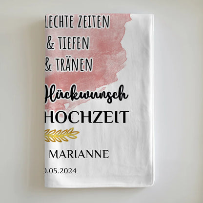 personalisierte decke geschenk zur perlenhochzeit 30 hochzeitstag mit namen 6