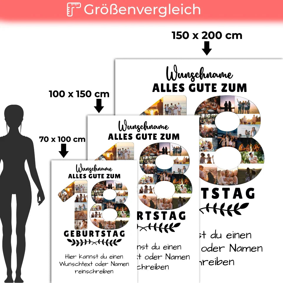 personalisiertes geschenk decke 18 geburtstag mit wunschname wunschtext bruder schwester 5