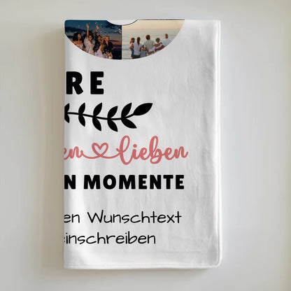 personalisiertes geschenk decke oma 60 geburtstag fotos lachen leben 6