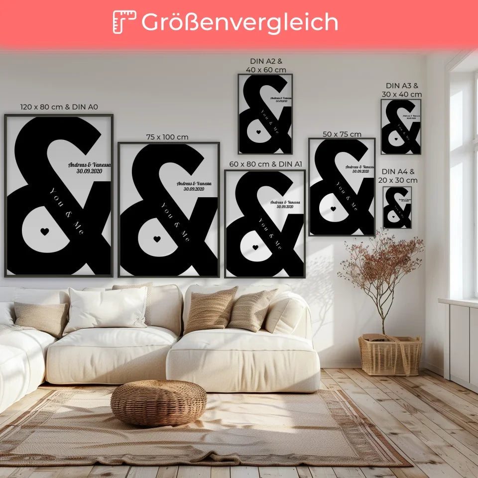 Poster Größenvergleich 1