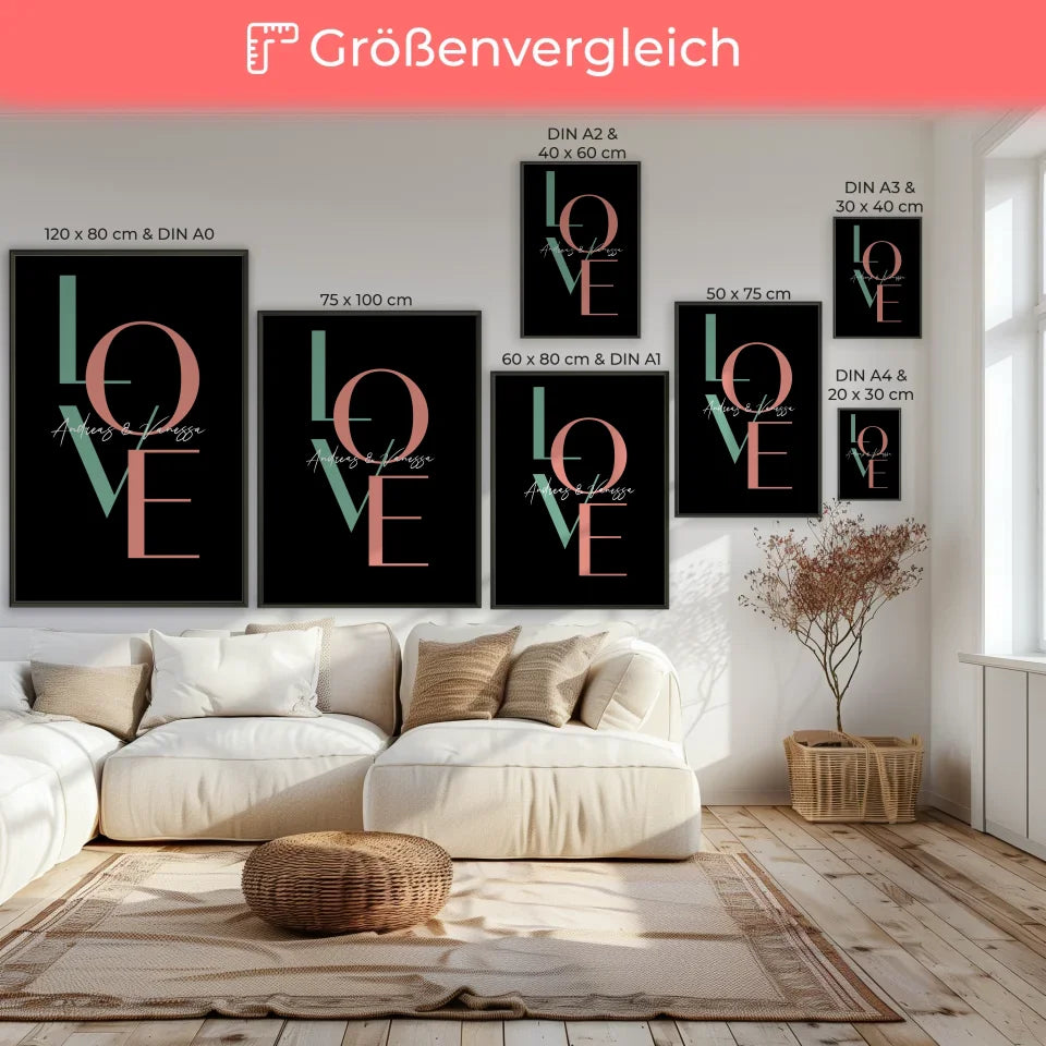 Poster Größenvergleich 1
