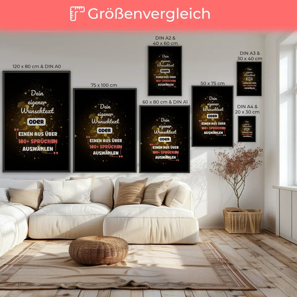 Poster Größenvergleich 1