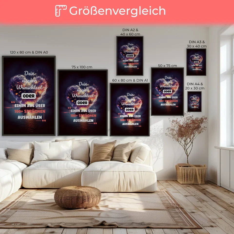 Poster Größenvergleich 1