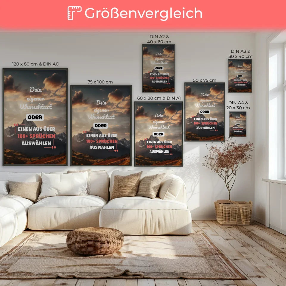 Poster Größenvergleich 1