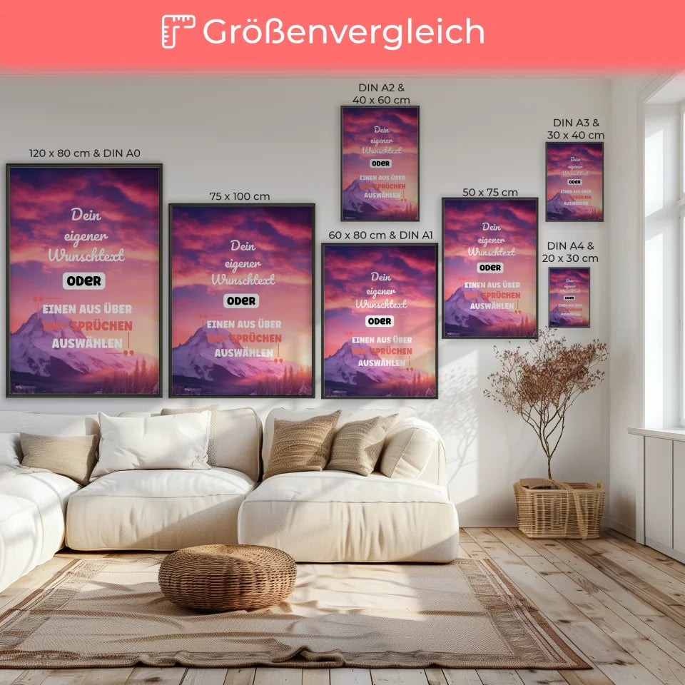 Poster Größenvergleich 1