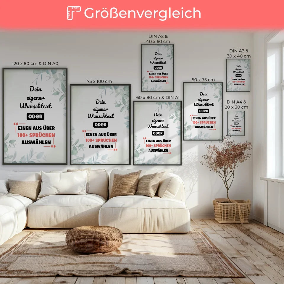 Poster Größenvergleich 1