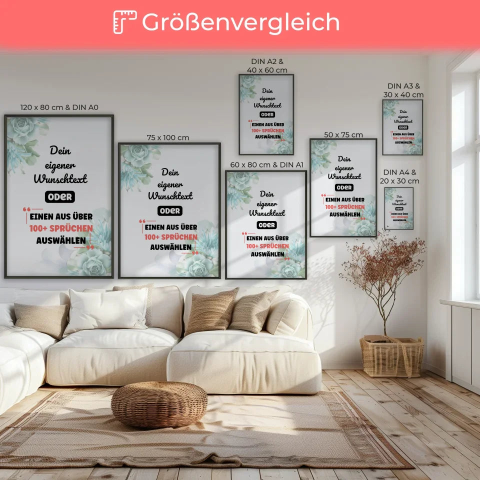Poster Größenvergleich 1