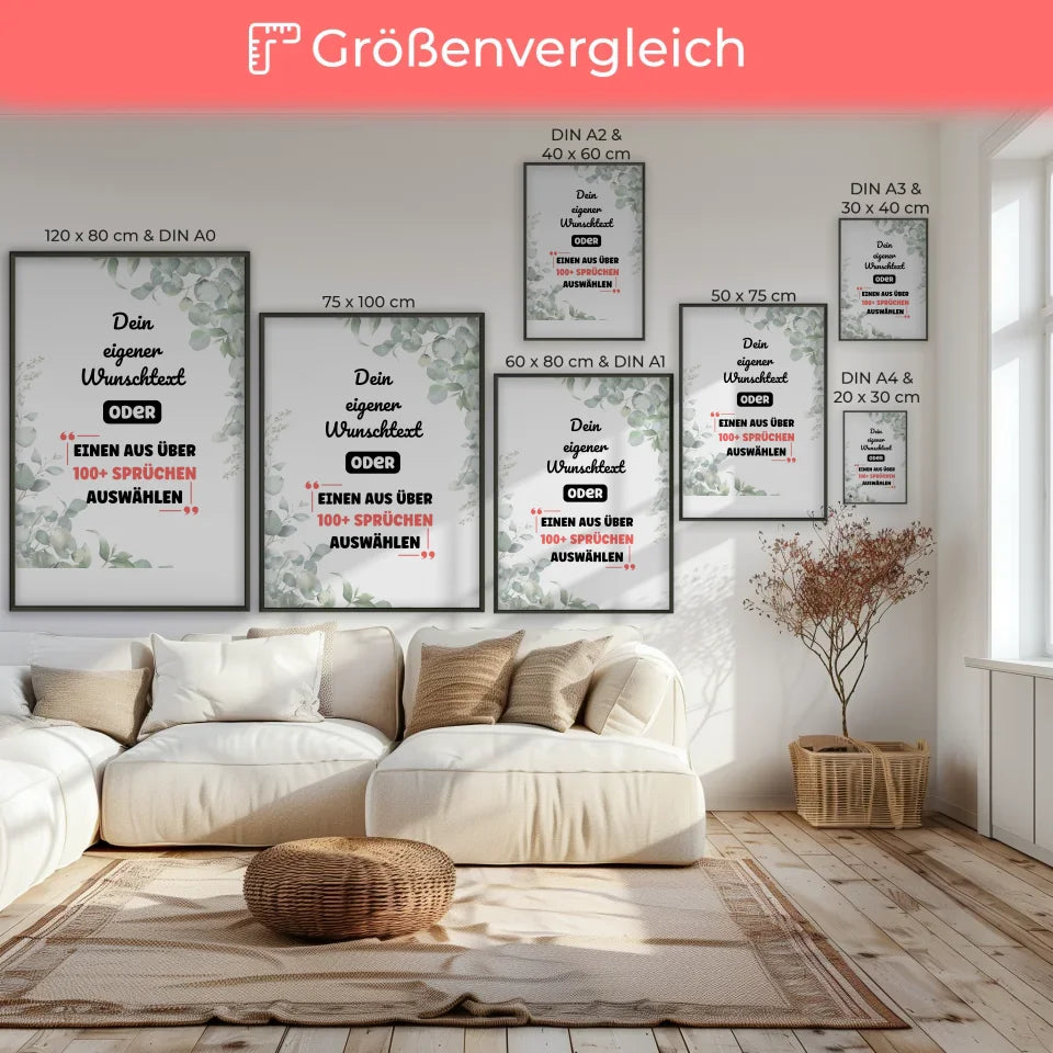 Poster Größenvergleich 1
