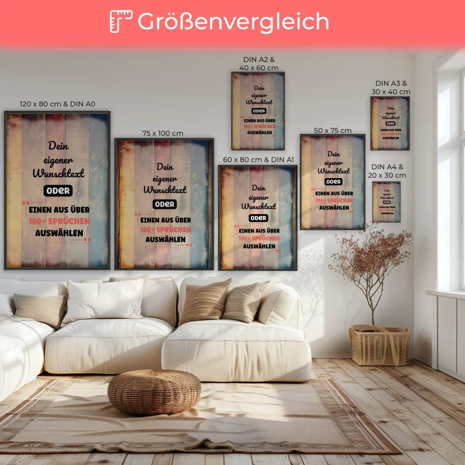 Poster Größenvergleich 1