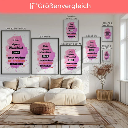 Poster Größenvergleich 1