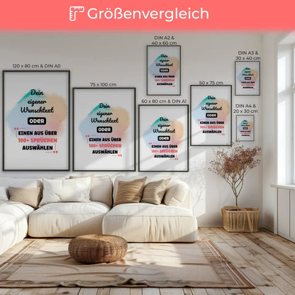 Poster Größenvergleich 1