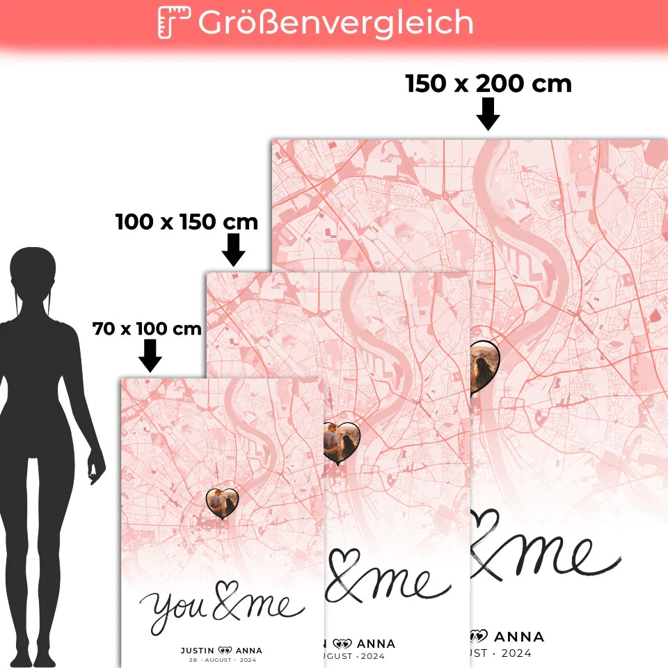 personalisierte stadtkarten decke fur paare you me roserot 5