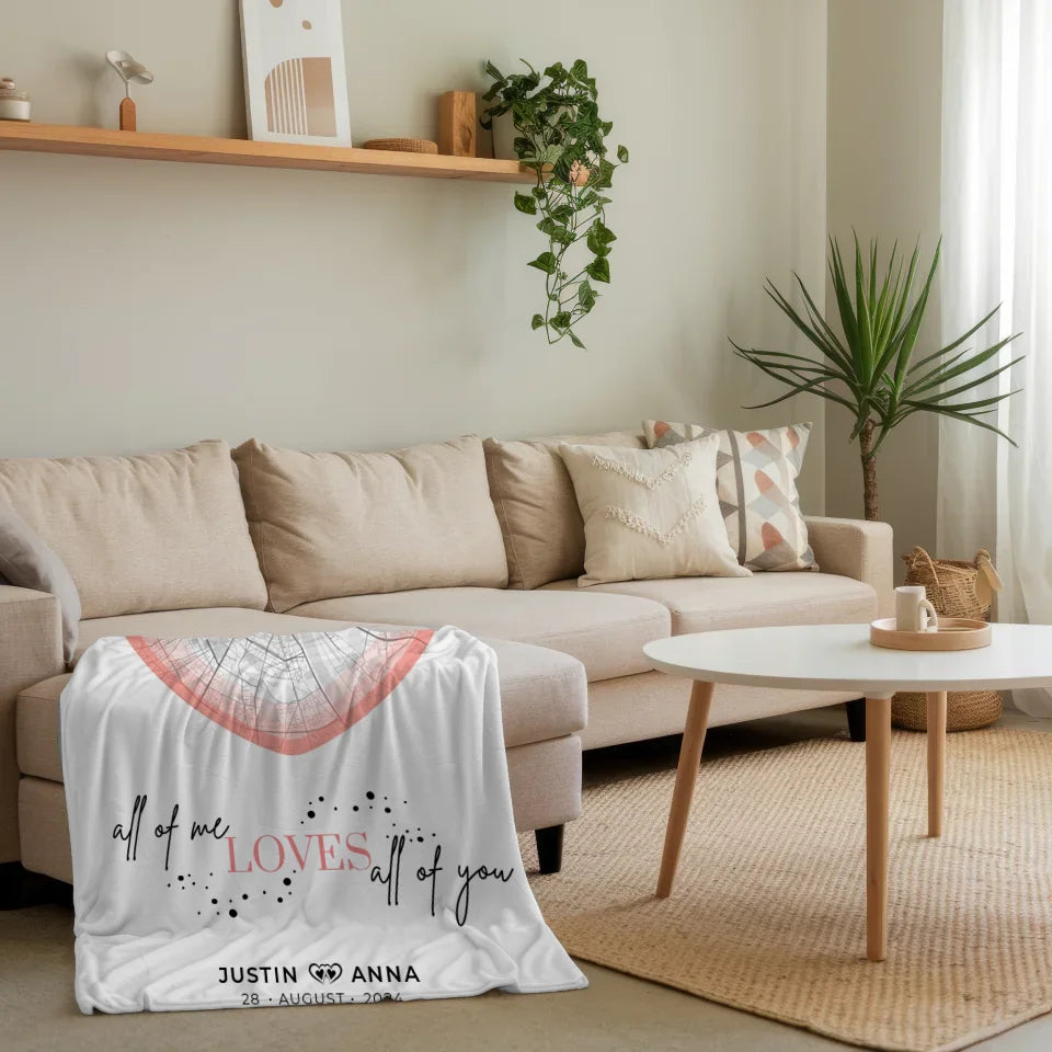 personalisiert stadtkarten decke paare herz all of me loves you 4