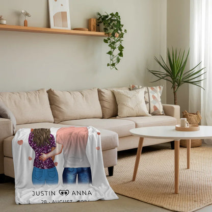 personalisierte decke fur paare mit figuren und namen gesucht gefunden liebe 4