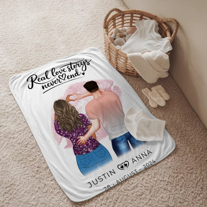 personalisierte decke fur paare figuren real love storys 2