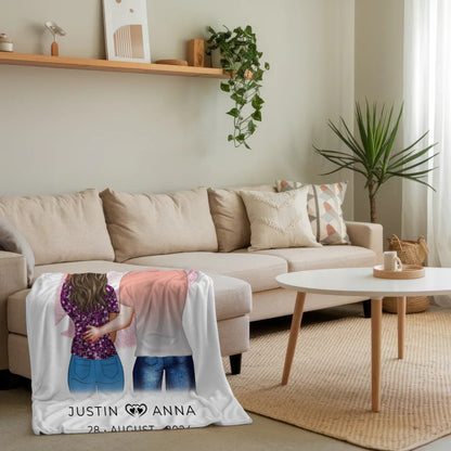 personalisierte decke fur paare figuren real love storys 4