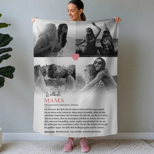 personalisierte decke definition mama 4 fotos mit name Definitions Designs 1