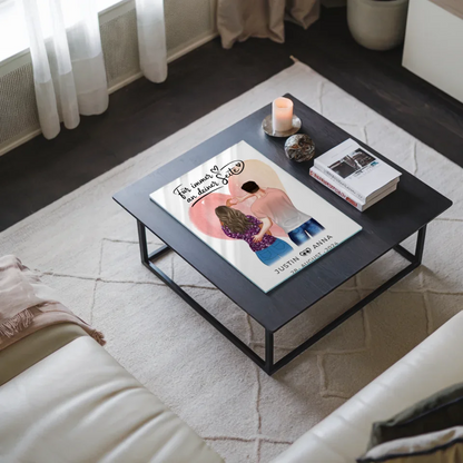 Personalisiertes Acrylglas Bild Paare Für Immer An Deiner Seite