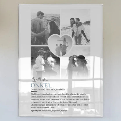 personalisiertes acrylglas bild definition onkel 5 fotos black white mit name Definitions Designs 1