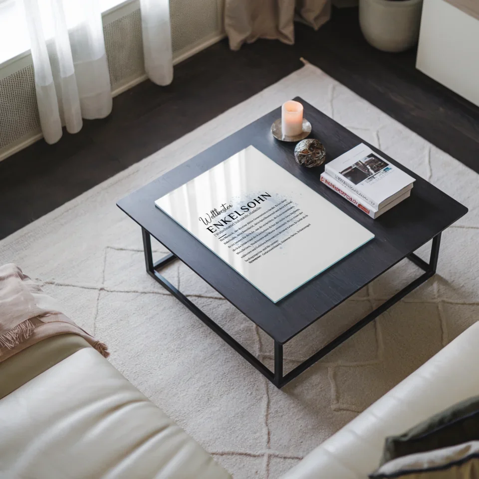 Personalisiertes Acrylglas Bild Definition Enkelsohn mit Name