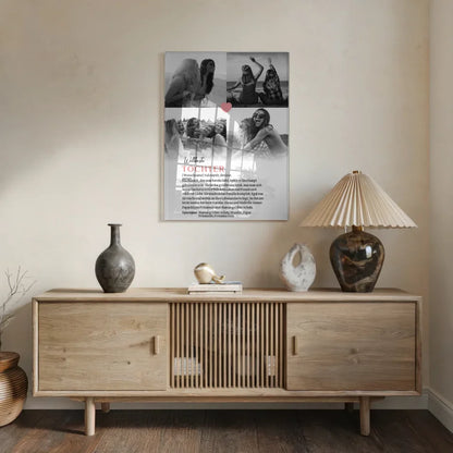 Personalisiertes Acrylglas Bild Definition Tochter 4 Fotos mit Name