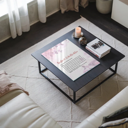 Personalisiertes Acrylglas Bild Herz Beste Enkeltochter mit Name