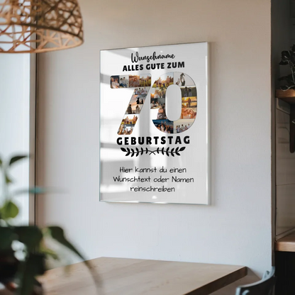 personalisiertes acrylglas bild 70 geburtstag mit wunschname und wunschtext 4